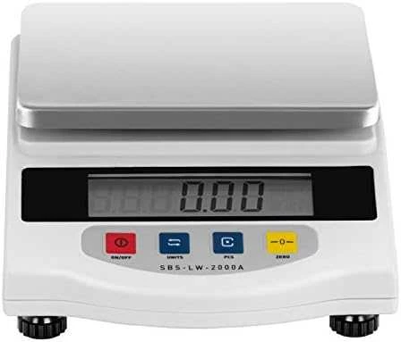 Virtuvinės svarstyklės Steinberg Systems SBS-LW-2000A LCD tiksli ir tiksli skalė nuo 0,01 g iki 2000 g