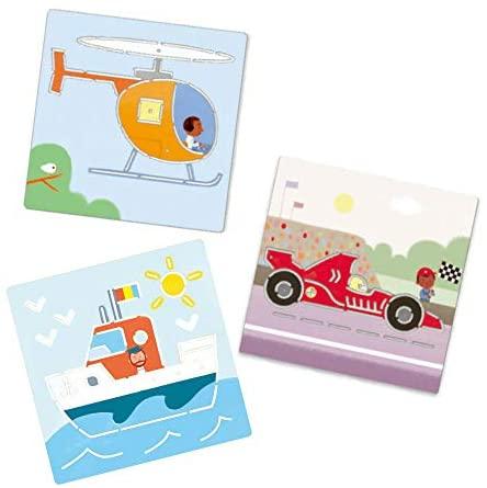 Djeco piešimo trafaretai - Transportas
