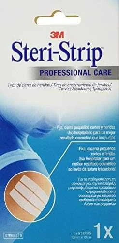 3M "Nexcare Steri-Strip" odos tvarstymo juostelės 12x100 mm 6 vnt