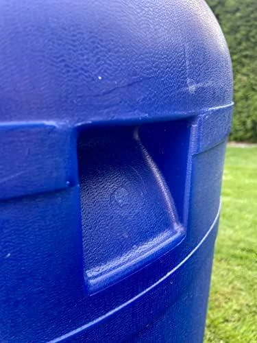 100L APVALINĖ PLASTIKINĖ STATINĖ SU čiaupu