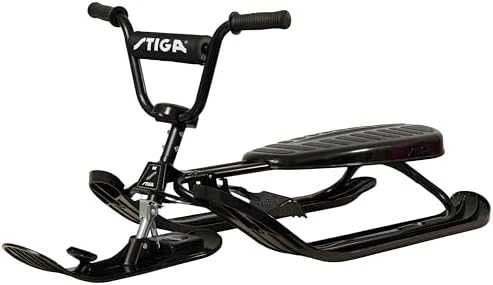 Stiga Snowracer SX Pro -rattikelkka, musta
