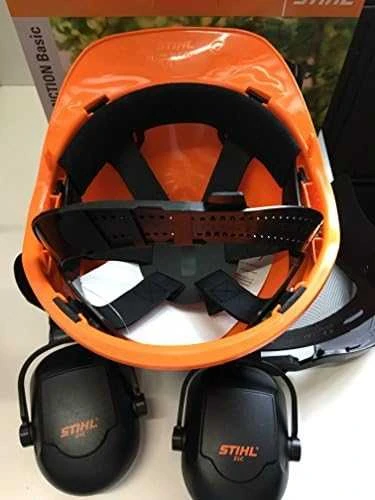 Apsauginis šalmas Stihl Function Basic; su apsauginiu skydeliu ir ausinėmis