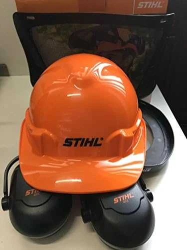 Apsauginis šalmas Stihl Function Basic; su apsauginiu skydeliu ir ausinėmis