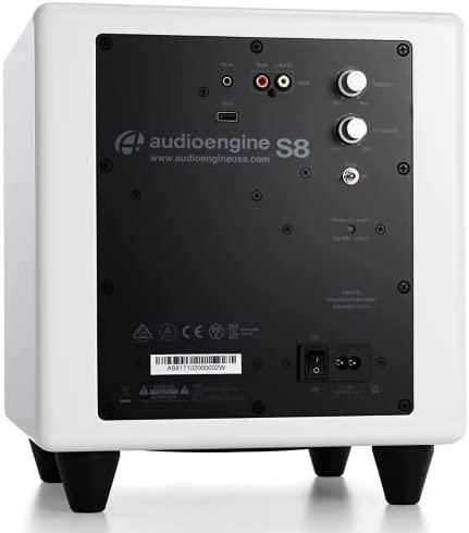 Aktyvi žemųjų dažnių kolonėlė AudioEngine S8, 125 W, Juoda