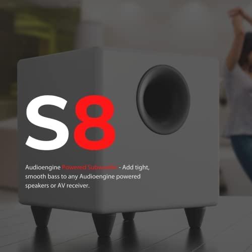 Aktyvi žemųjų dažnių kolonėlė AudioEngine S8, 125 W, Juoda