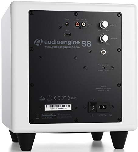 Aktyvi žemųjų dažnių kolonėlė AudioEngine S8, 125 W, Juoda