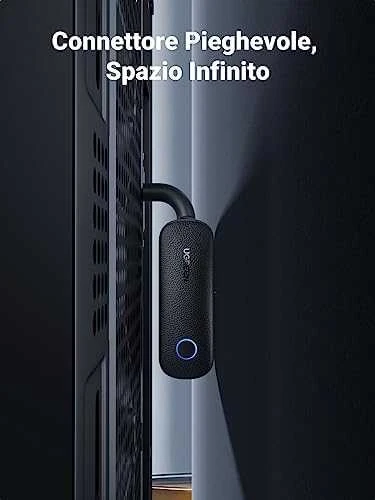 UGREEN CM403 AUX siųstuvas / imtuvas, Bluetooth 5.0 (juodas)