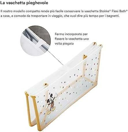 Stokke Flexi Bath - sulankstoma vaikiška vonia | Baltas