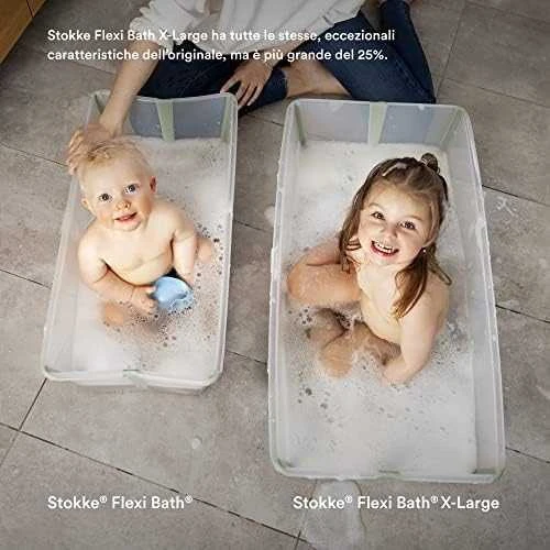Stokke Flexi Bath - X-Large sulankstoma kūdikio vonelė | Smėlio smėlio spalvos