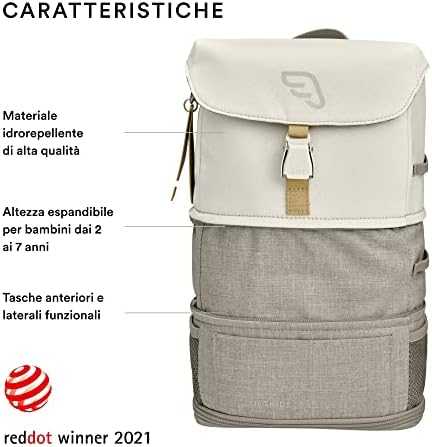 Stokke JetKids BackPack - išplečiama kuprinė | Baltas
