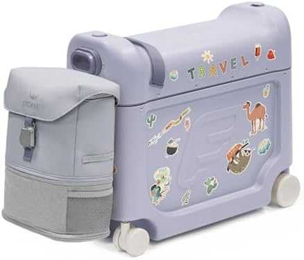 Stokke JetKids - komplektas kelioninis BedBox + Crew Backpack | Arctic Mėlyna