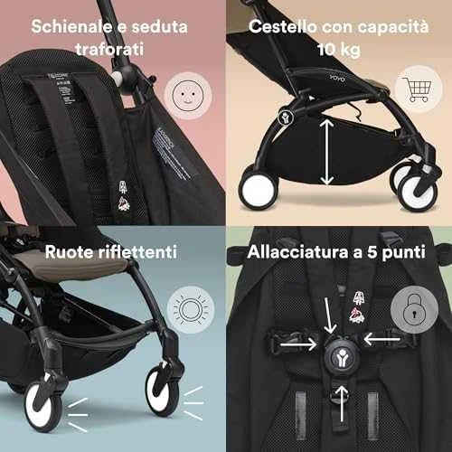 Stokke Yoyo 3 - vežimėlio rėmas, rėmas | Juoda