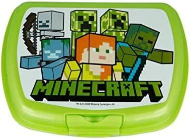 Stor „Minecraft Priešpiečių dėžutė“.