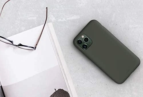 UNIQ Lino Hue Dėklas Apple iPhone 11 Pro Max moss pilkos spalvos