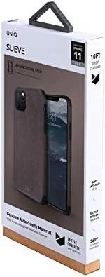 UNIQ dėklas telefonui Sueve Apple iPhone 11 Pro taupe warm pilkos spalvos