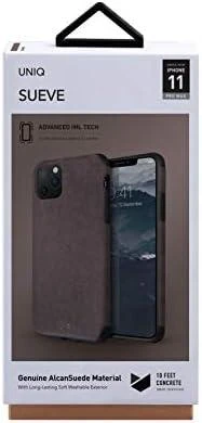 UNIQ Sueve Dėklas Apple iPhone 11 Pro Max taupe warm pilkos spalvos