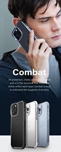 Panzer Glass UNIQ Combat Dėklas Apple iPhone 13 Pro / 13 6,1″ carbon juodos spalvos