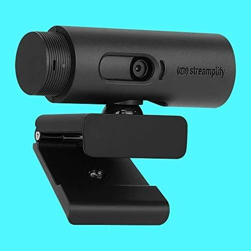 „Streamplify CAM“ srautinio perdavimo internetinė kamera, „Full HD“, 60 Hz – juodos spalvos
