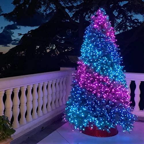 Kalėdinė išmanioji lempučių girlianda Twinkly Strings 250 LED RGB, daugiaspalvės