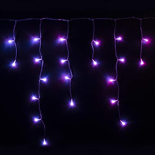 Kalėdinė išmanioji lempučių girlianda Twinkly Icicle 190 LED RGB, varvekliai, daugiaspalvės