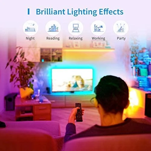 Meross MSL320HK 10 metrų Wifi LED juosta valdomas Apple Homekit, SmartThings