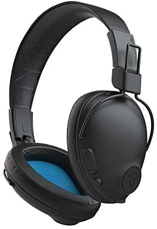 JLab Audio Studio Pro juodos ausinės su mėlynais įdėklais