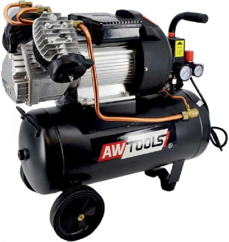 AW-Tools tepalinis oro kompresorius ZVA-50L V,  370 / min., talpa 50l