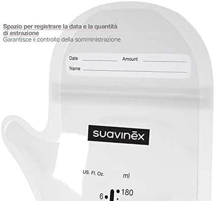 Suavinex™ Link maišeliai motinos pienui 25 vnt