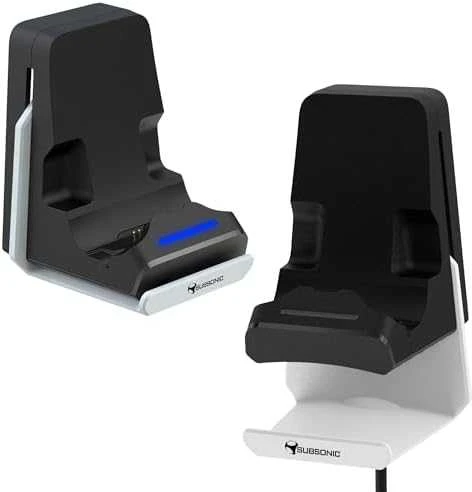 Subsonic Ikigarsinis įkroviklis ir stovas – PS5/PS5 plonas