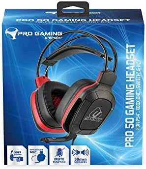 Subsonic Pro 50 žaidimų ausinės pakuotėje