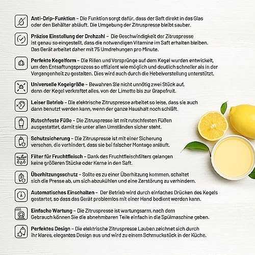 Sulčiaspaudė Citrus presser Lauben 110WT