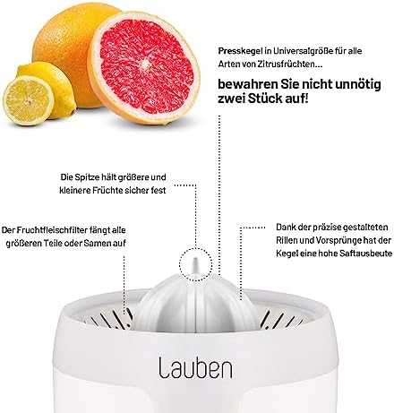Sulčiaspaudė Citrus presser Lauben 110WT