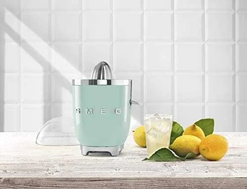 Smeg Citrusinių vaisių sulčiaspaudė CJF11PGEU, blizgi pastelinė žalia spalva