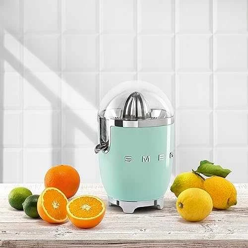 Smeg Citrusinių vaisių sulčiaspaudė CJF11PGEU, blizgi pastelinė žalia spalva