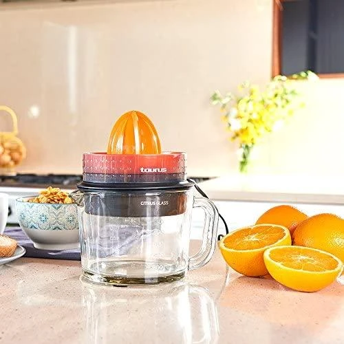 Citrusinių vaisių sulčiaspaudė Taurus CITRUSGLASS, su permatomu indu