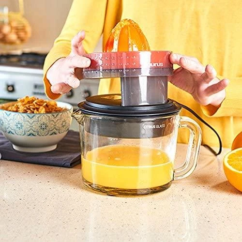 Citrusinių vaisių sulčiaspaudė Taurus CITRUSGLASS, su permatomu indu