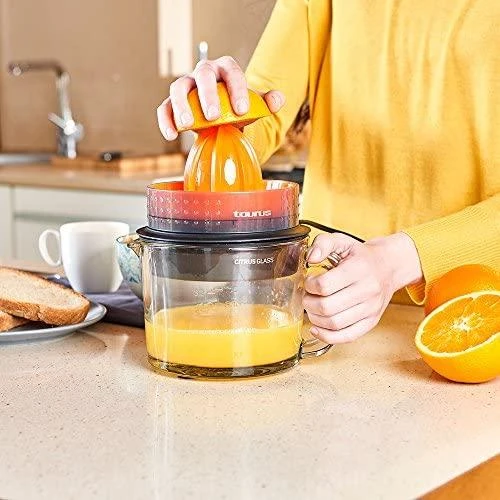 Citrusinių vaisių sulčiaspaudė Taurus CITRUSGLASS, su permatomu indu
