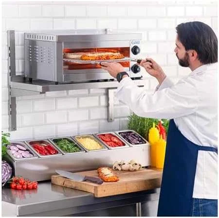 Skrudintuvas Royal Catering Keptuvas toster salamander do zapiekanek 50-300C 2000 W