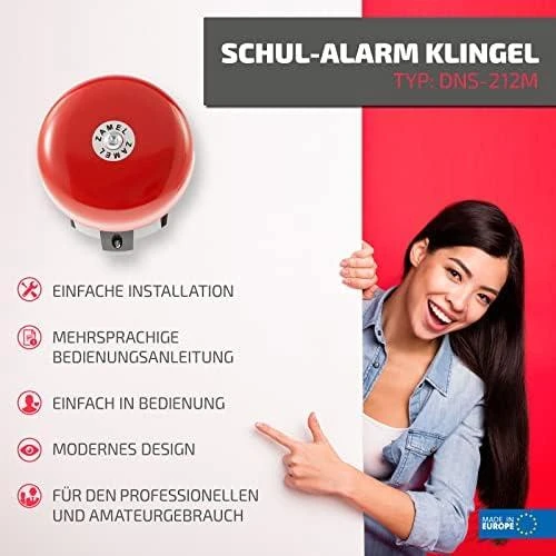 Mokyklinis skambutis ZAMEL DNS-212M