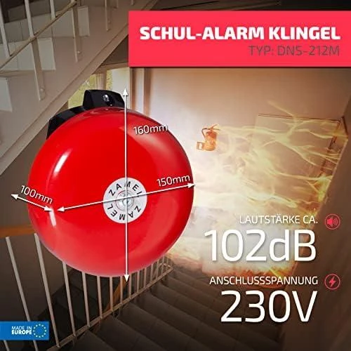 Mokyklinis skambutis ZAMEL DNS-212M