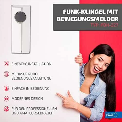 Zamel BLIK skambučio mygtukas belaidis hermetika IP44 PDH-227