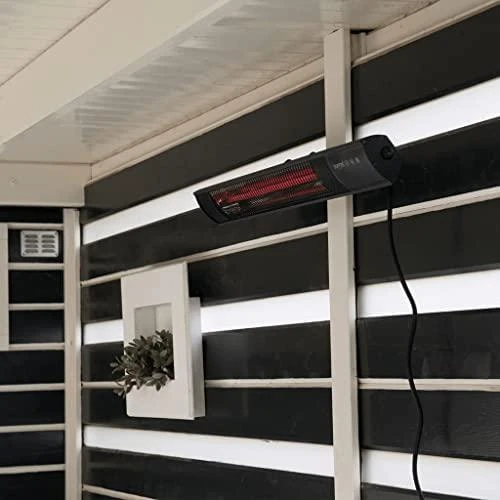SUNRED | Šildytuvas | RD-DARK-20, tamsi siena | Infraraudonųjų spindulių | 2000 W | Juodas | IP55