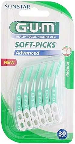 "Gum® Soft-Picks Advanced" tarpdančių valymo priemonė 30 vnt