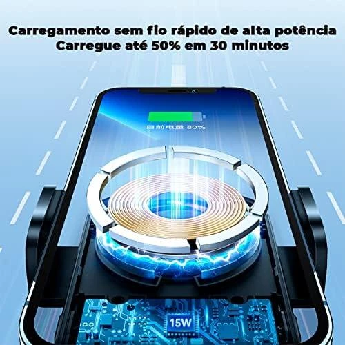 Automobilinis laikiklis-įkroviklis Joyroom JR-ZS295 15W MagSafe juodas