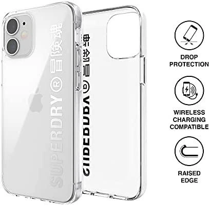 Karl Lagerfeld SuperDry Snap Apple iPhone 12 mini skaidrus Dėklassrebrny/sidabrinis 42590