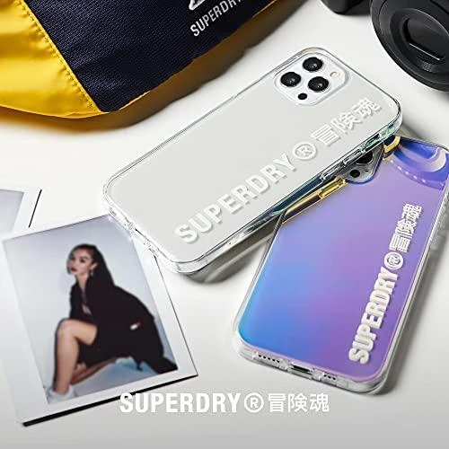 Karl Lagerfeld SuperDry Snap Apple iPhone 12 mini skaidrus Dėklassrebrny/sidabrinis 42590