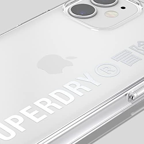 Karl Lagerfeld SuperDry Snap Apple iPhone 12 mini skaidrus Dėklassrebrny/sidabrinis 42590