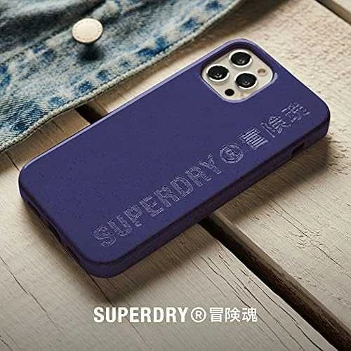 SUPERDRY SNAP DĖKLAS KOMOSTUOJAMAS IPHONE 12/12 PRO NAVY Mėlynas