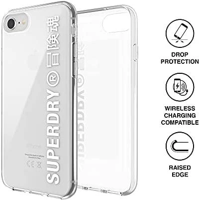 Dėklas SUPERDRY SNAP CASE CLEAR IPHONE 6/6S/7/8/SE TRANSPARENT / Baltas