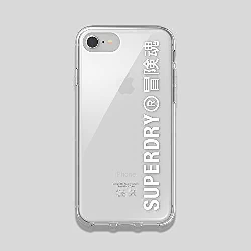 Dėklas SUPERDRY SNAP CASE CLEAR IPHONE 6/6S/7/8/SE TRANSPARENT / Baltas